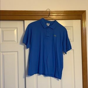 Lacoste blue polo